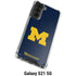University of Michigan M Logo Bold Galaxy S21 5G Clear Case