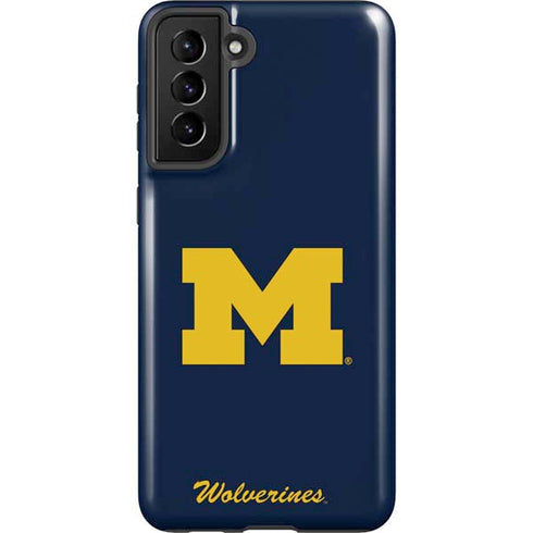 University of Michigan M Logo Bold Galaxy S21 Plus 5G Pro Case