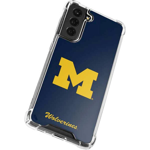 University of Michigan M Logo Bold Galaxy S22 Plus Clear Case