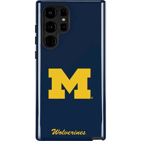 University of Michigan M Logo Bold Galaxy S22 Ultra Pro Case