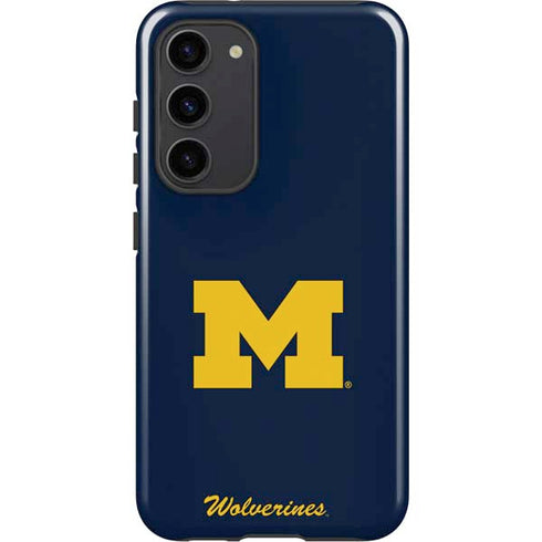 University of Michigan M Logo Bold Galaxy S23 Plus Pro Case