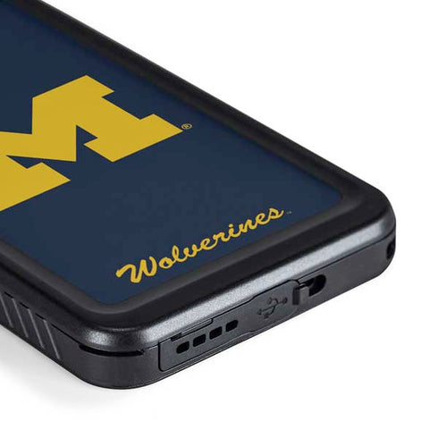 University of Michigan M Logo Bold Galaxy S23 Plus Waterproof Case