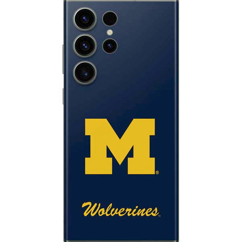 University of Michigan M Logo Bold Galaxy Skins