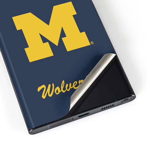 University of Michigan M Logo Bold Galaxy Skins