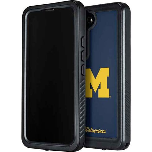 University of Michigan M Logo Bold Galaxy S23 Waterproof Case