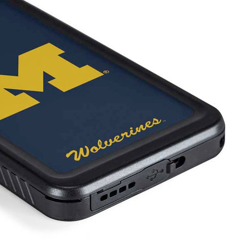 University of Michigan M Logo Bold Galaxy S23 Waterproof Case