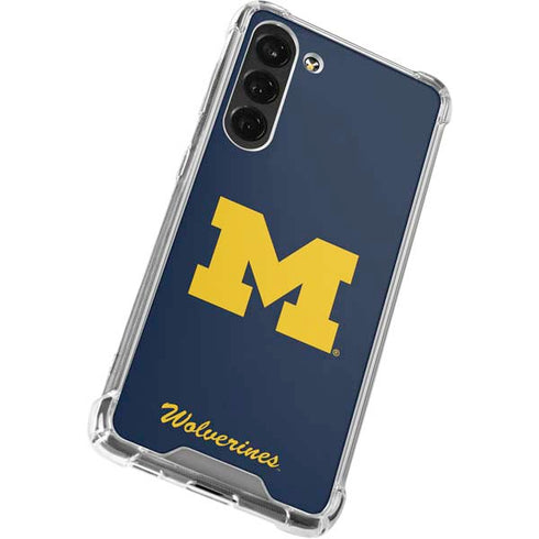 University of Michigan M Logo Bold Galaxy S24 FE Clear Case