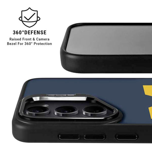 University of Michigan M Logo Bold Galaxy S25 Kickstand Case
