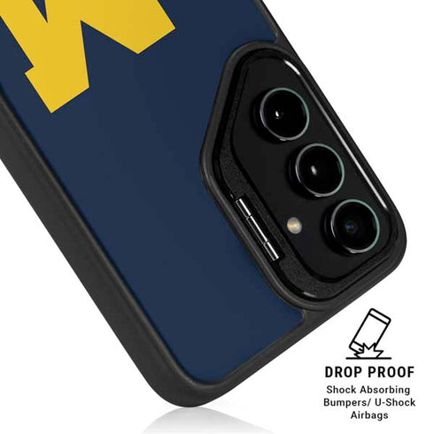 University of Michigan M Logo Bold Galaxy S25 Kickstand Case