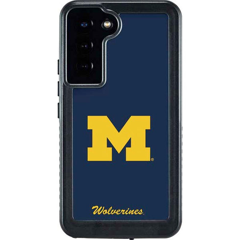 University of Michigan M Logo Bold Galaxy S24 Plus Waterproof Case
