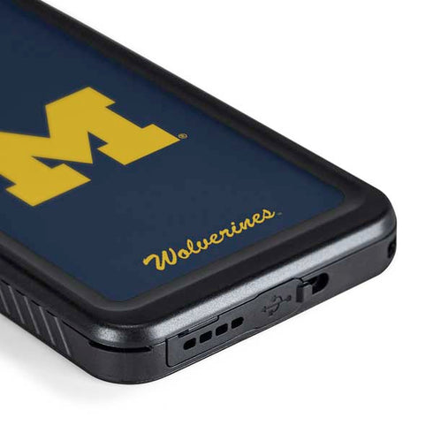 University of Michigan M Logo Bold Galaxy S24 Plus Waterproof Case