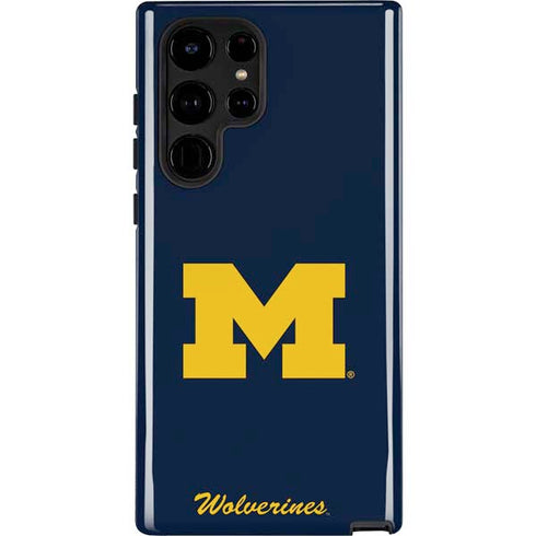 University of Michigan M Logo Bold Galaxy Cases