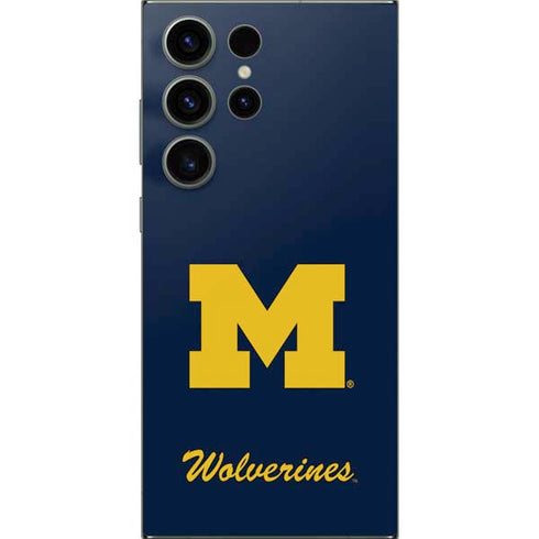 University of Michigan M Logo Bold Galaxy S24 Ultra Skin