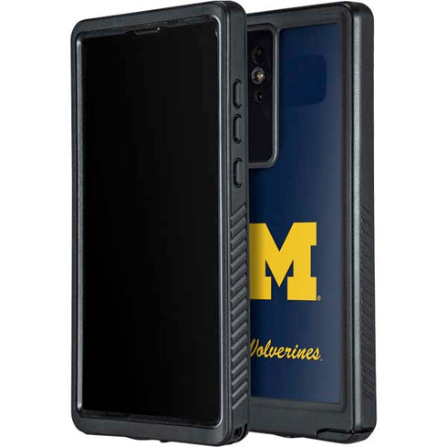 University of Michigan M Logo Bold Galaxy S24 Ultra Waterproof Case