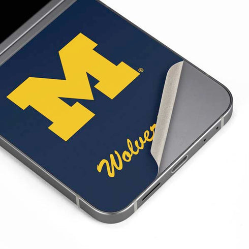 University of Michigan M Logo Bold Galaxy Z Flip6 Skin