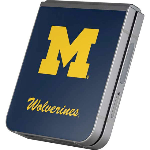 University of Michigan M Logo Bold Galaxy Z Flip6 Skin
