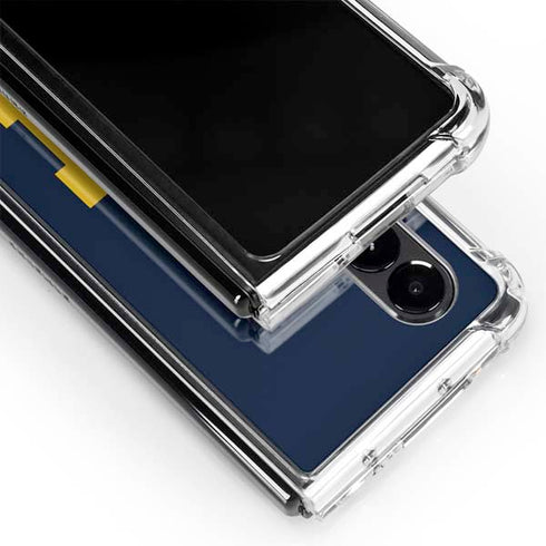 University of Michigan M Logo Bold Galaxy Z Fold4 5G Clear Case