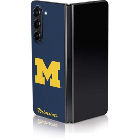 University of Michigan M Logo Bold Galaxy Z Fold5 5G Skin