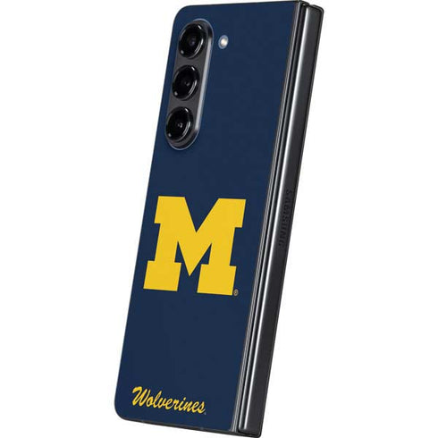 University of Michigan M Logo Bold Galaxy Z Fold5 5G Skin