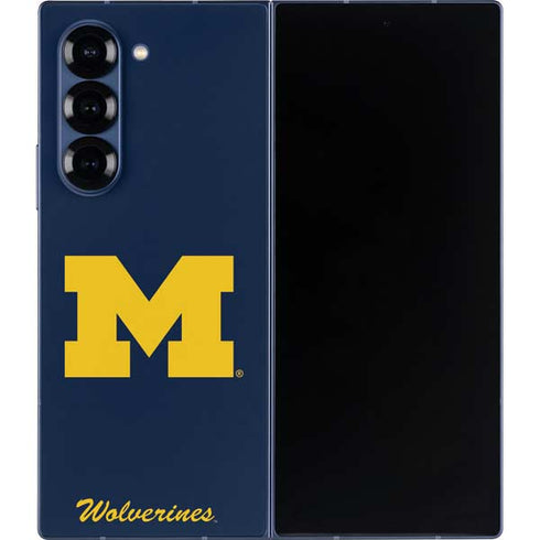 University of Michigan M Logo Bold Galaxy Z Fold6 Skin