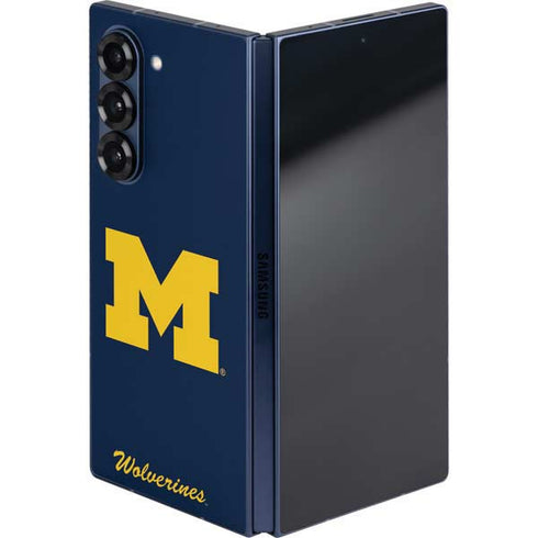University of Michigan M Logo Bold Galaxy Z Fold6 Skin