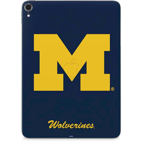 University of Michigan M Logo Bold Apple iPad Pro Skin