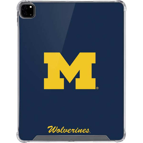 University of Michigan M Logo Bold iPad Pro 12.9in (2020) Clear Case