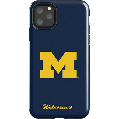 University of Michigan M Logo Bold iPhone Cases