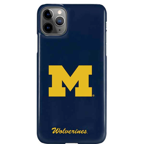 University of Michigan M Logo Bold iPhone Cases
