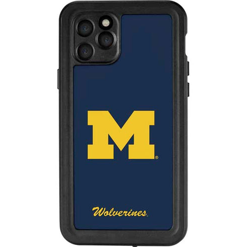 University of Michigan M Logo Bold iPhone 11 Pro Waterproof Case