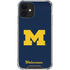 University of Michigan M Logo Bold iPhone 12 Clear Case