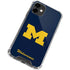 University of Michigan M Logo Bold iPhone 12 Clear Case