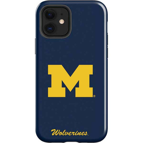 University of Michigan M Logo Bold iPhone 12 Impact Case
