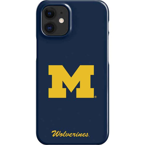 University of Michigan M Logo Bold iPhone 12 Mini Lite Case