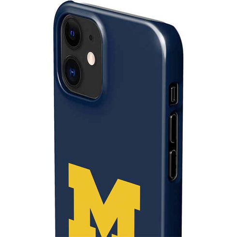 University of Michigan M Logo Bold iPhone 12 Mini Lite Case