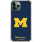University of Michigan M Logo Bold iPhone 12 Pro Clear Case