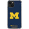 University of Michigan M Logo Bold iPhone 13 Mini Clear Case