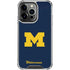 University of Michigan M Logo Bold iPhone 14 Pro Clear Case