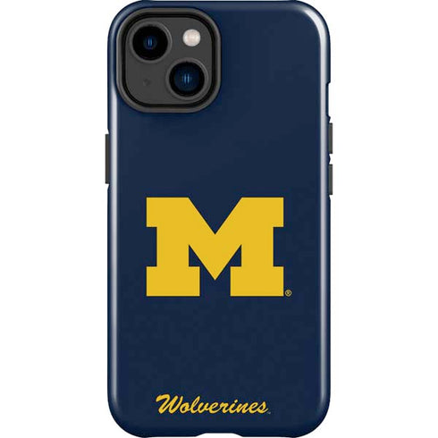 University of Michigan M Logo Bold iPhone 15 Impact Case