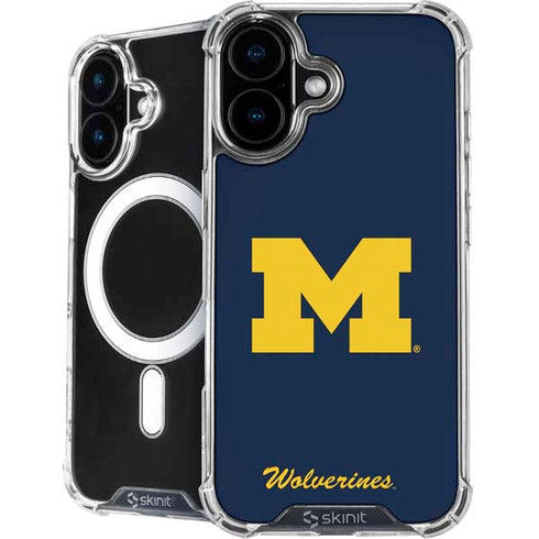 University of Michigan M Logo Bold iPhone 16 Plus MagSafe Case