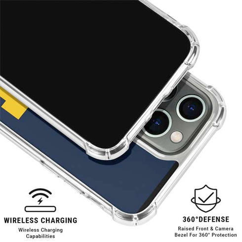 University of Michigan M Logo Bold iPhone 16 Pro Clear Case