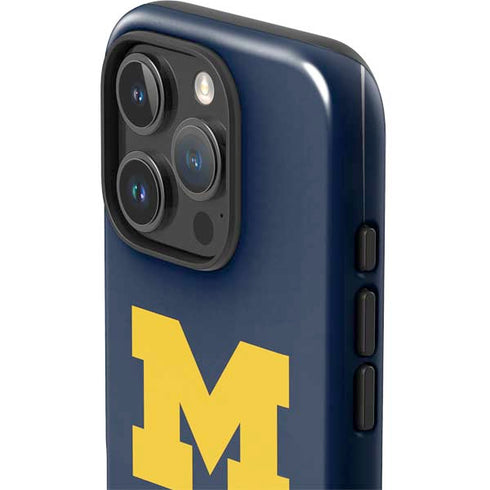University of Michigan M Logo Bold iPhone 16 Pro Impact Case