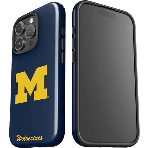 University of Michigan M Logo Bold iPhone 16 Pro Impact Case