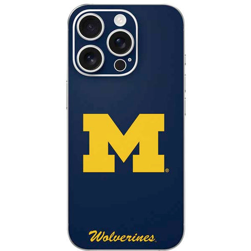 University of Michigan M Logo Bold iPhone 16 Pro Skin