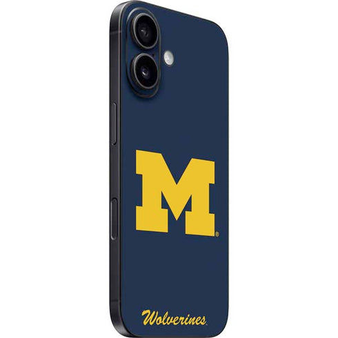 University of Michigan M Logo Bold iPhone 16 Skin