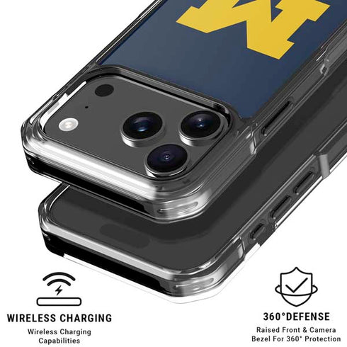 University of Michigan M Logo Bold iPhone 18 Pro Clear Case