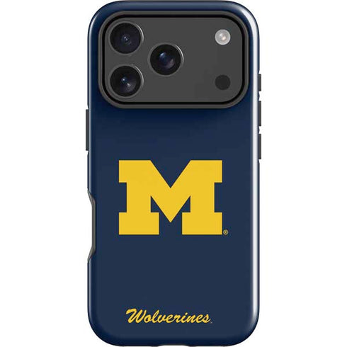 University of Michigan M Logo Bold iPhone 18 Pro Max Impact Case