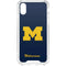 University of Michigan M Logo Bold iPhone XS Clear Case