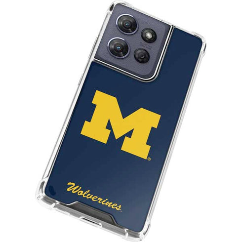 University of Michigan M Logo Bold Moto G 5G (2025) Clear Case