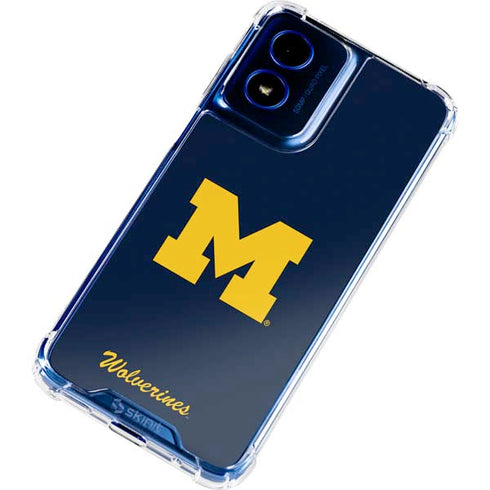 University of Michigan M Logo Bold Moto G 5G (2024) Clear Case